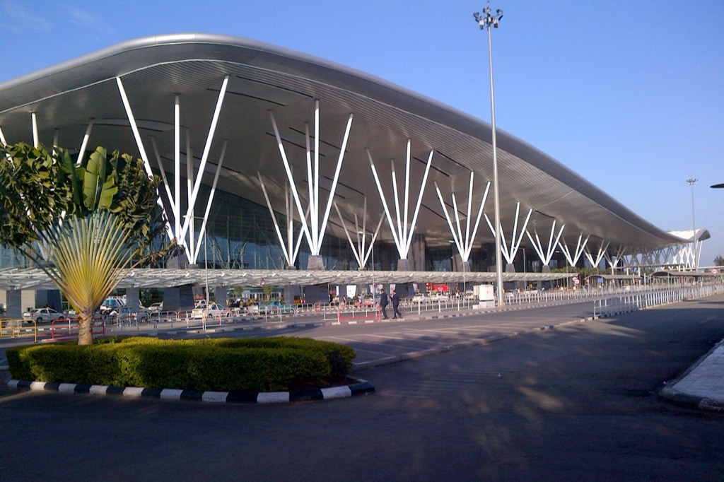 Kempegowda International Airport terminal in Bangalore