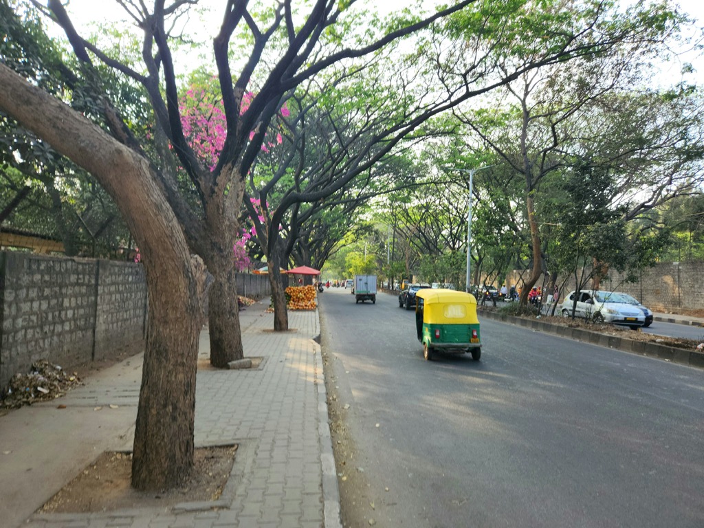 A market street in Bangalore